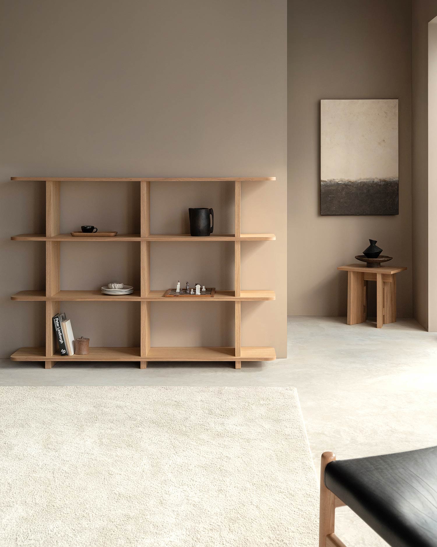 Estantería Otti roble natural 150 x 30 x 107 cm